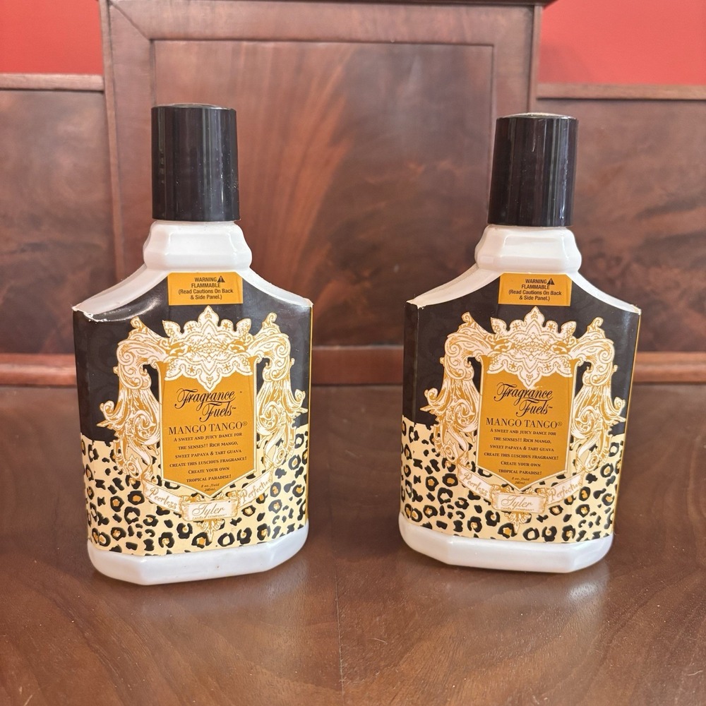 Tyler Candle Company Fragrance Fuels Mango Tango 8oz Liquid‎ – Lot of 2 Sealed